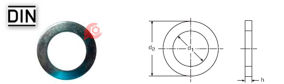 Шайба под цилиндрический палец, плоская утолщенная DIN 1440