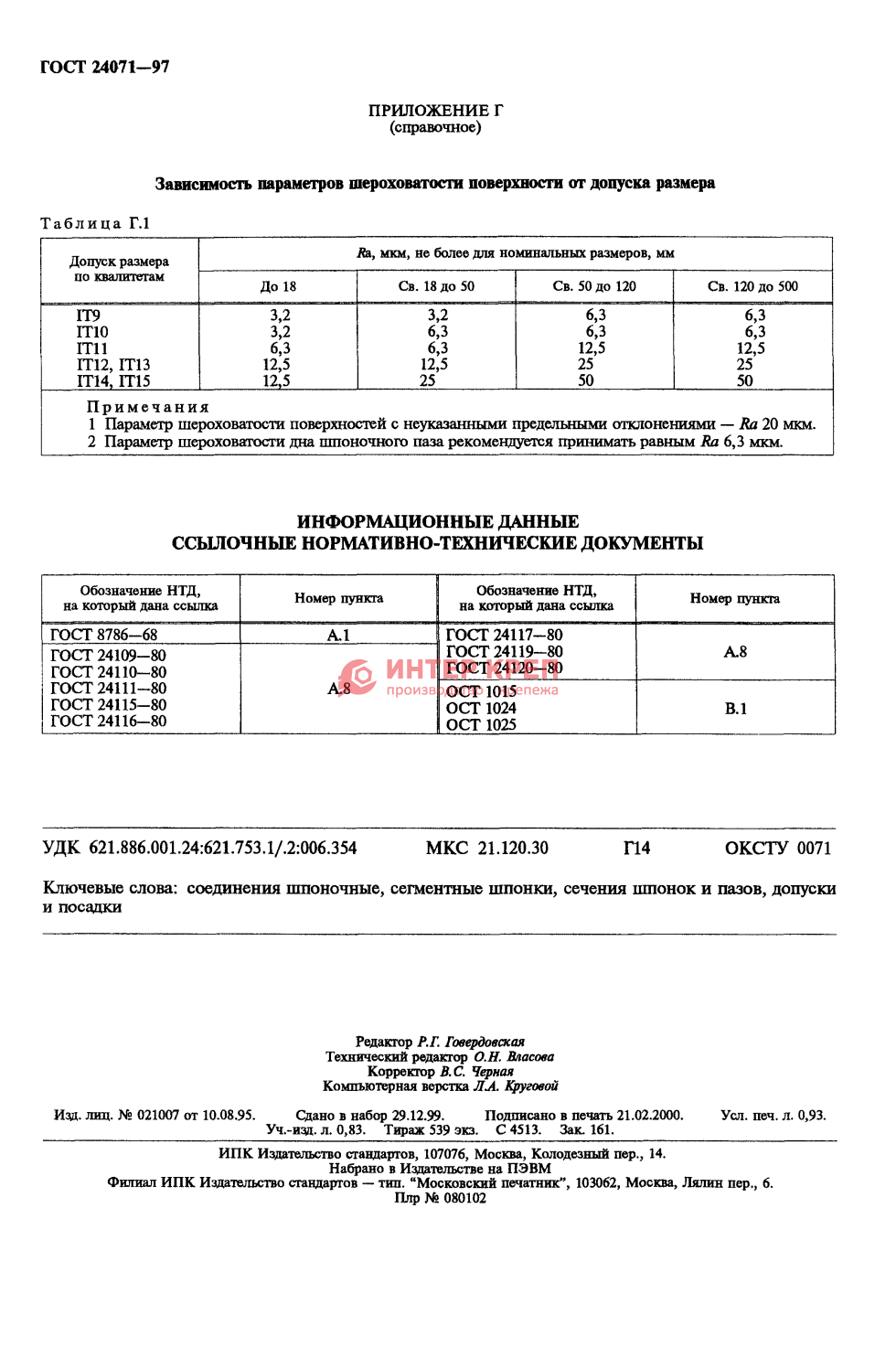 Сегментные шпонки ГОСТ 24071-97 купить в Екатеринбурге: цена, доставка,  производство, в наличии